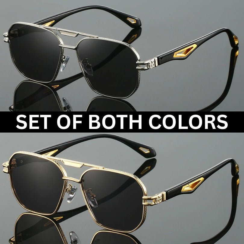 Hommfer - Lunettes de Soleil Polarisées Maverix Homme - Protection UV & Monture Légère - Hommfer