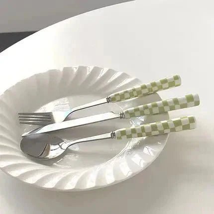 Hommfer – Ménagère à Motif Damier pour la Cuisine - Hommfer