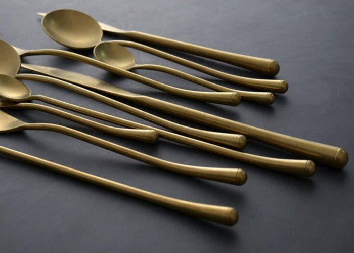 Hommfer – Ménagère Dorée Élégante pour la Cuisine - Hommfer