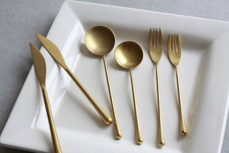 Hommfer – Ménagère Dorée Élégante pour la Cuisine - Hommfer