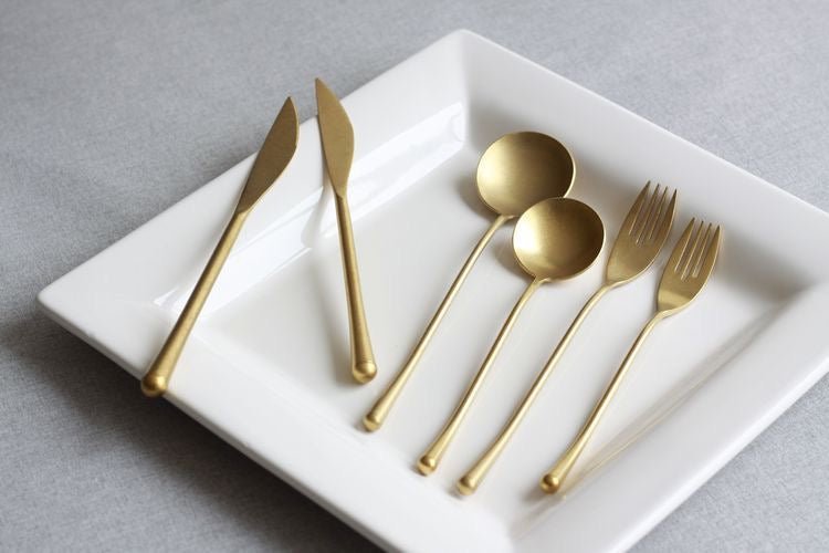 Hommfer – Ménagère Dorée Élégante pour la Cuisine - Hommfer