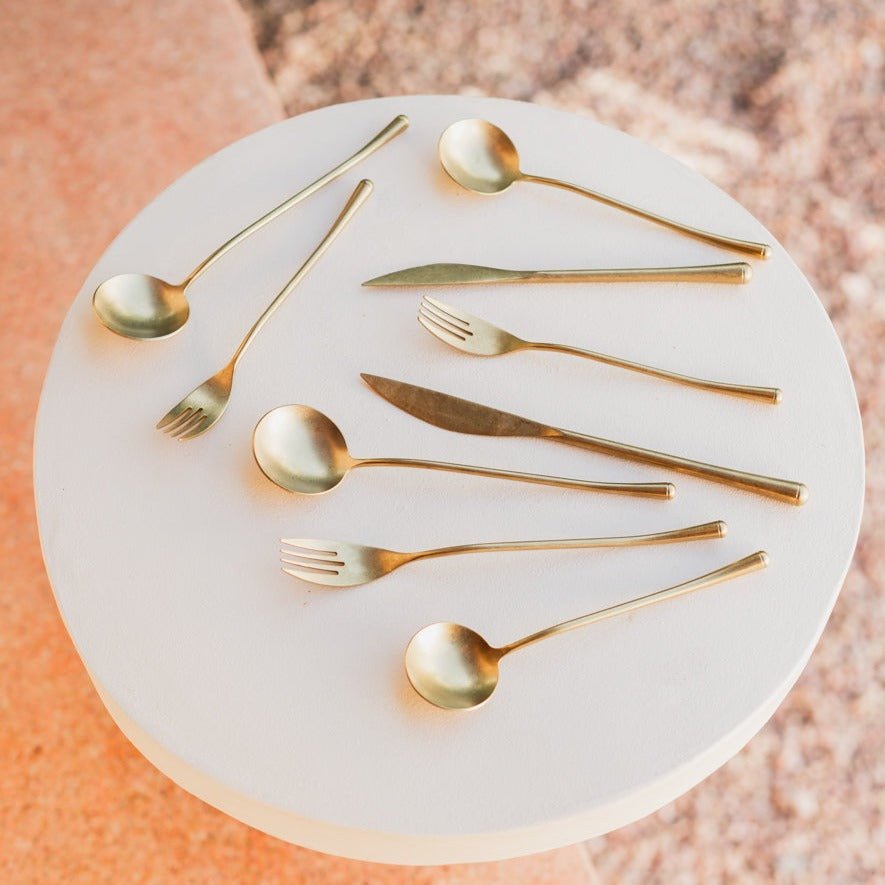 Hommfer – Ménagère Dorée Élégante pour la Cuisine - Hommfer