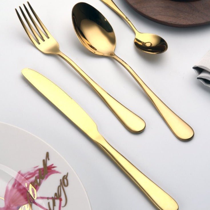 Hommfer – Ménagère Dorée Raffinée pour la Cuisine - Hommfer