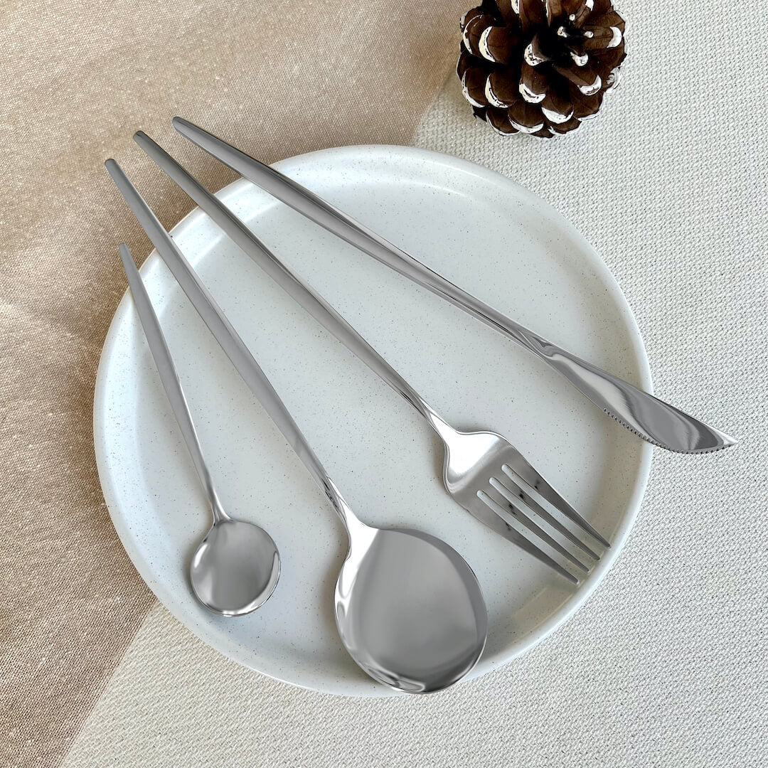 Hommfer – Ménagère Moderne Argentée pour la Cuisine - Hommfer