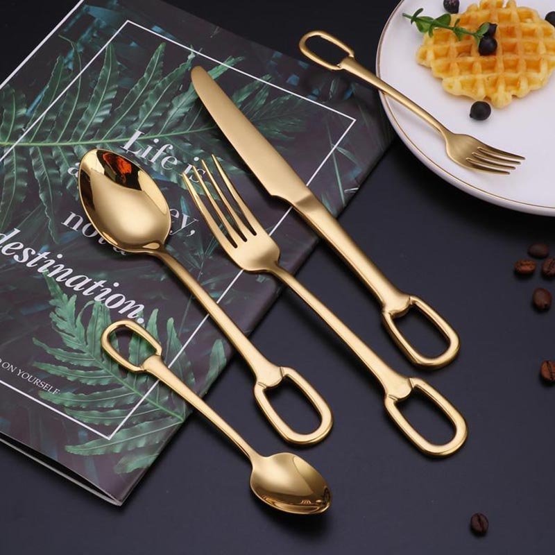 Hommfer – Ménagère Moderne avec Manche en Anneau pour la Cuisine - Hommfer