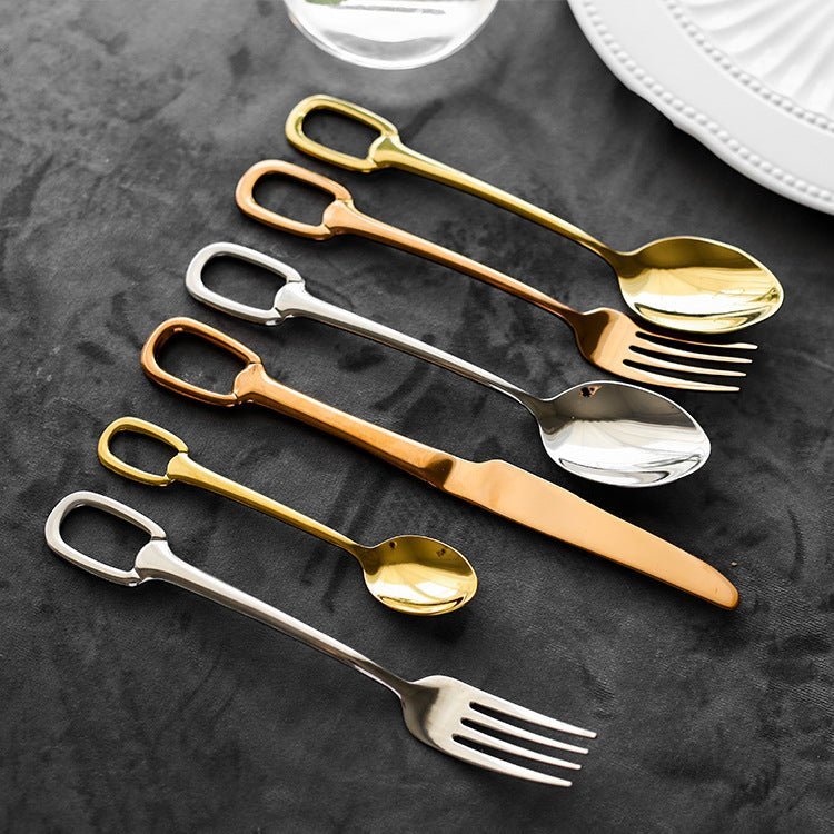 Hommfer – Ménagère Moderne avec Manche en Anneau pour la Cuisine - Hommfer