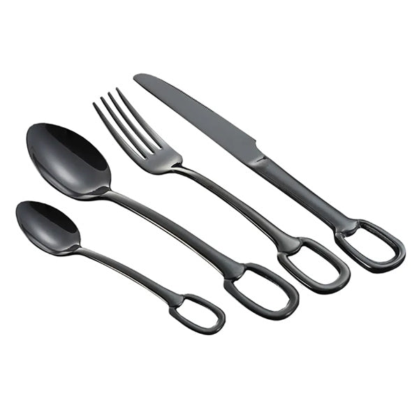 Hommfer – Ménagère Moderne avec Manche en Anneau pour la Cuisine - Hommfer