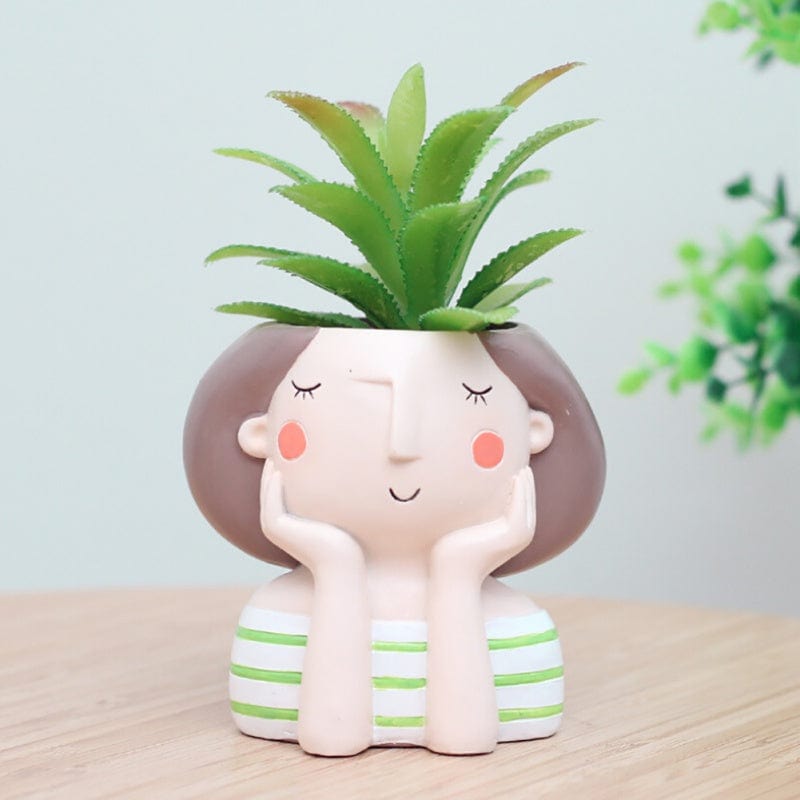Hommfer – Mini Cache - pot Décoratif en Résine - Hommfer