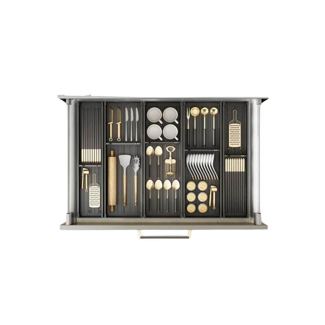 Hommfer – Organisateur de Tiroir en Aluminium pour Couverts - Hommfer