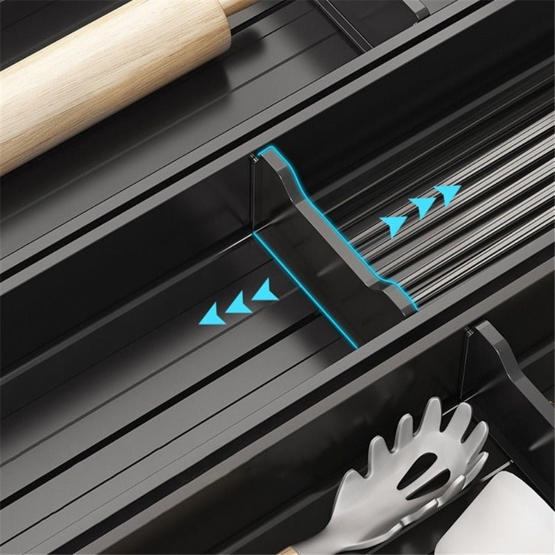 Hommfer – Organisateur de Tiroir en Aluminium pour Couverts - Hommfer