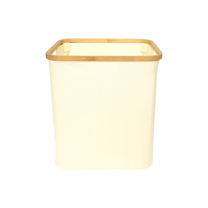 Hommfer – Panier à Linge Pliable en Bambou et Tissu (16L / 60L) - Hommfer