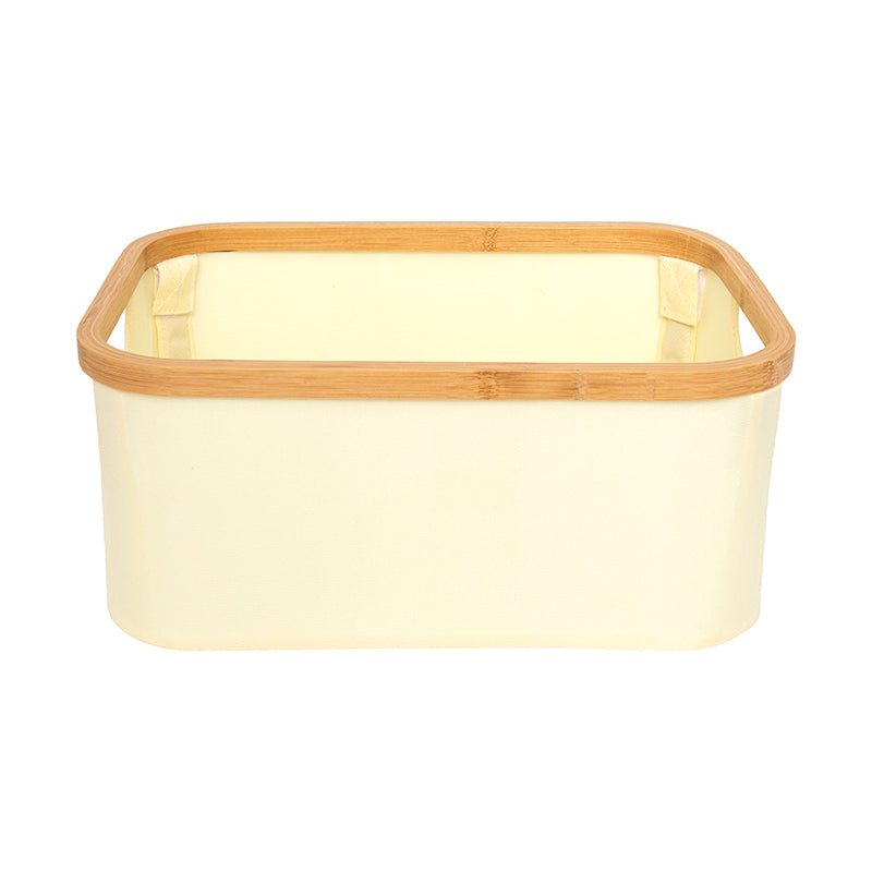 Hommfer – Panier à Linge Pliable en Bambou et Tissu (16L / 60L) - Hommfer