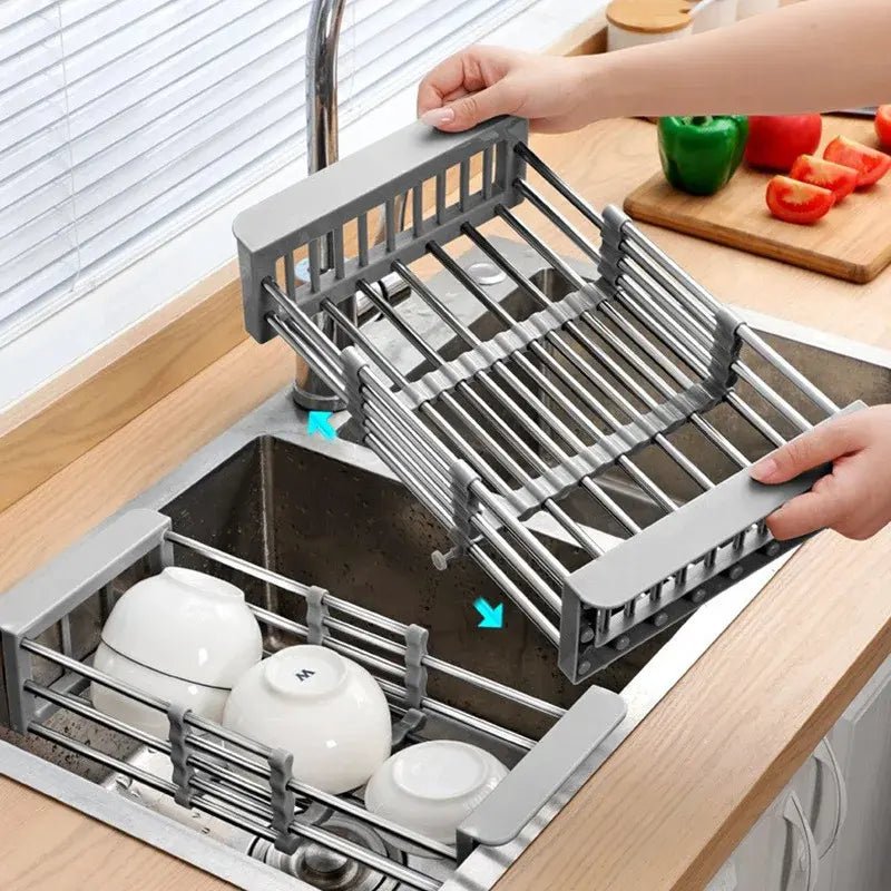 Hommfer – Panier de Drainage Extensible en Acier Inoxydable - Hommfer