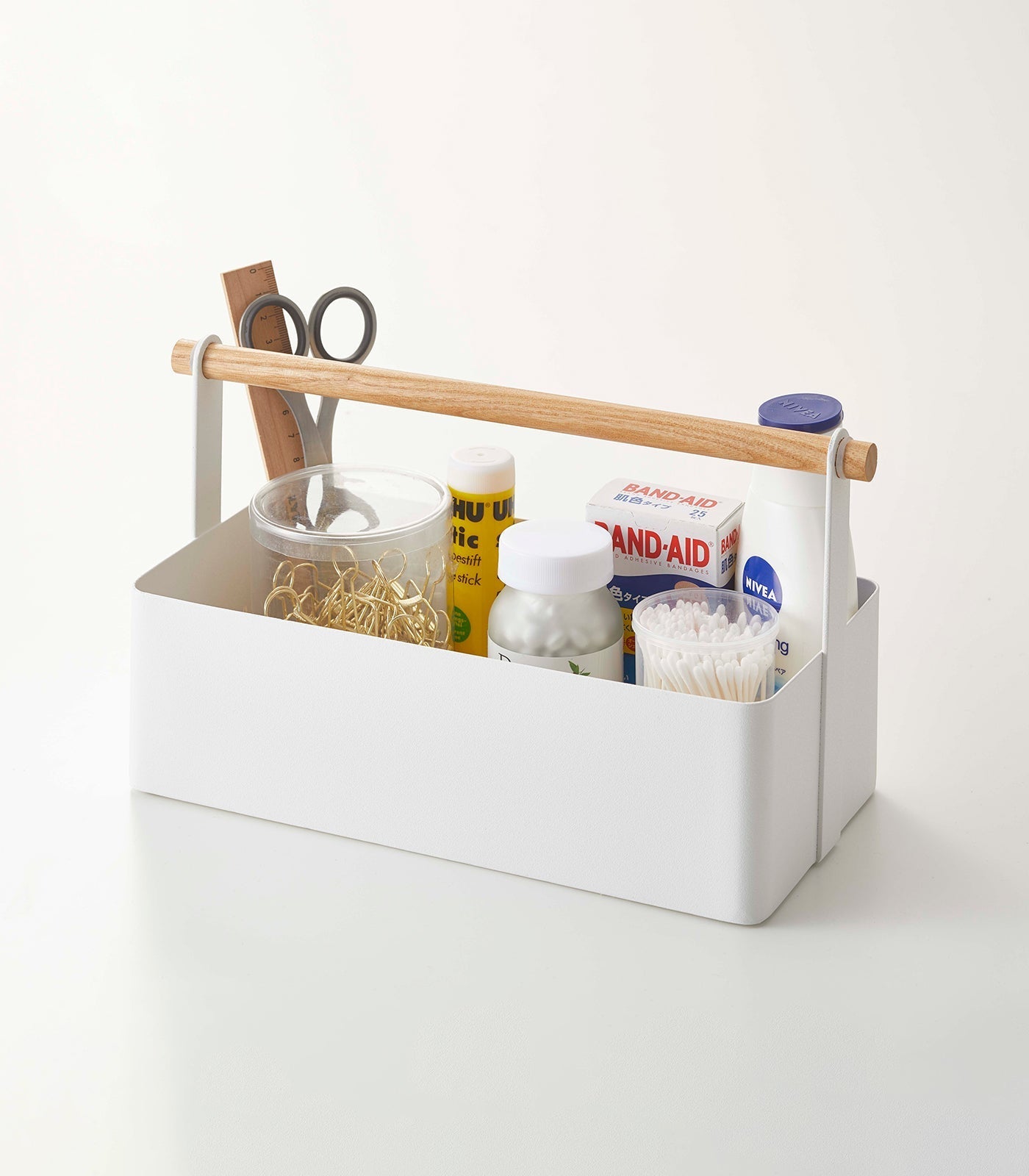 Hommfer – Panier de Rangement avec Poignées en Bois Deux Tailles - Hommfer