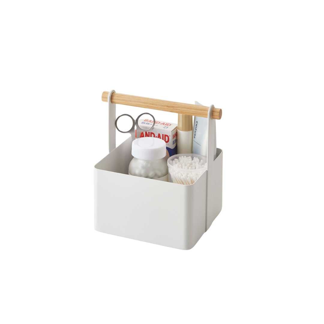 Hommfer – Panier de Rangement avec Poignées en Bois Deux Tailles - Hommfer