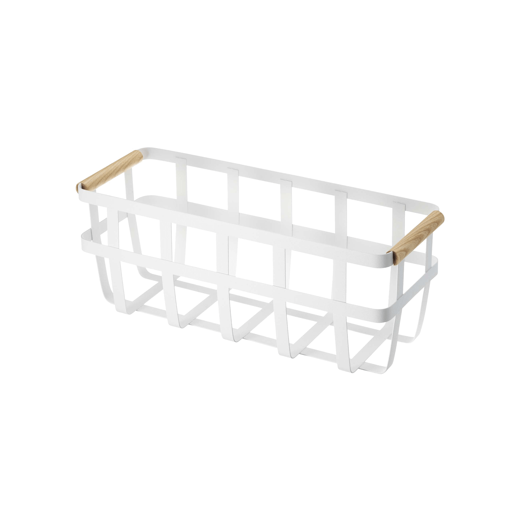 Hommfer – Panier de Rangement en Acier et Bois Deux Tailles - Hommfer