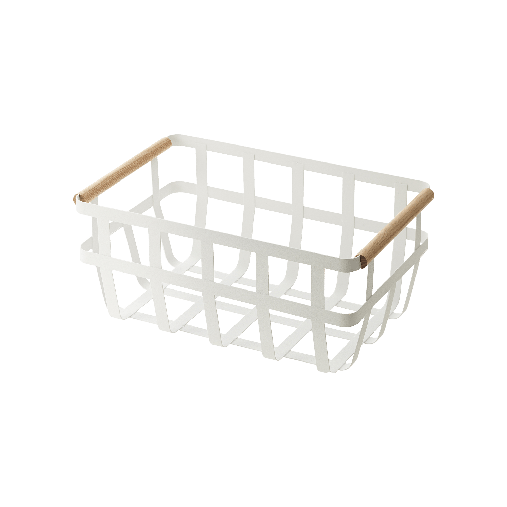 Hommfer – Panier de Rangement en Acier et Bois Deux Tailles - Hommfer
