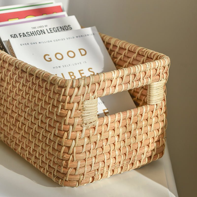 Hommfer – Panier de Rangement en Rotin Naturel (7L / 11L / 20L) - Hommfer