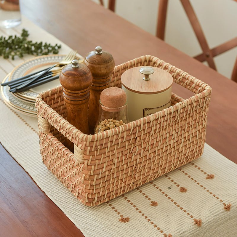 Hommfer – Panier de Rangement en Rotin Naturel (7L / 11L / 20L) - Hommfer
