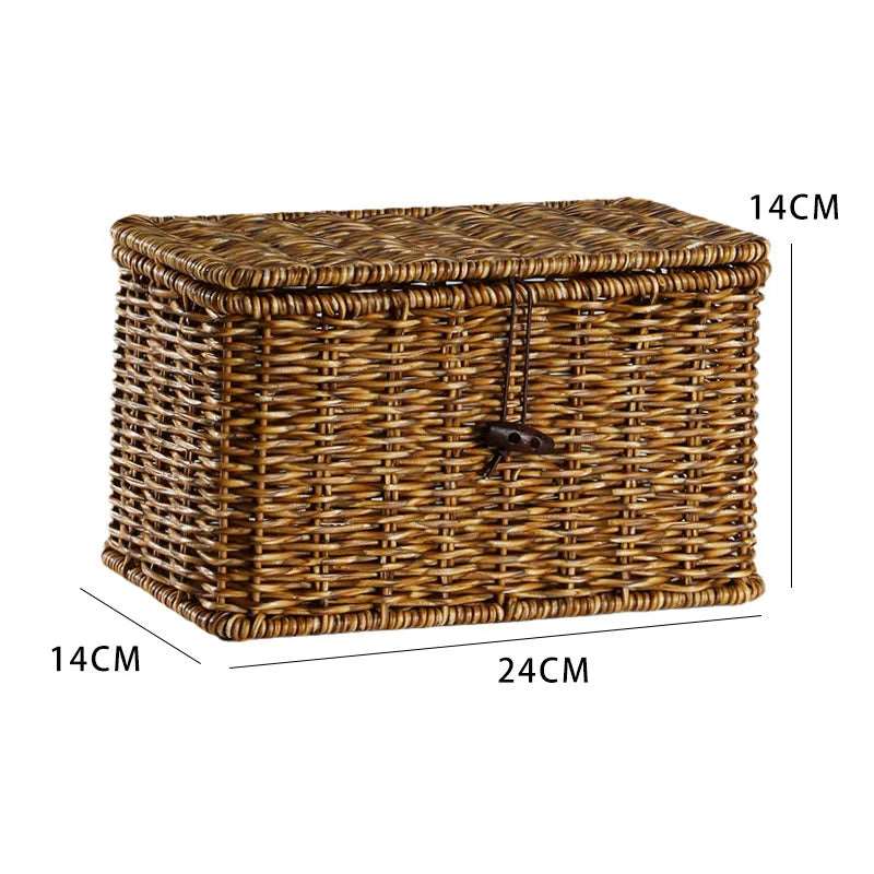 Hommfer – Panier de Rangement en Rotin Tressé à la Main - Hommfer