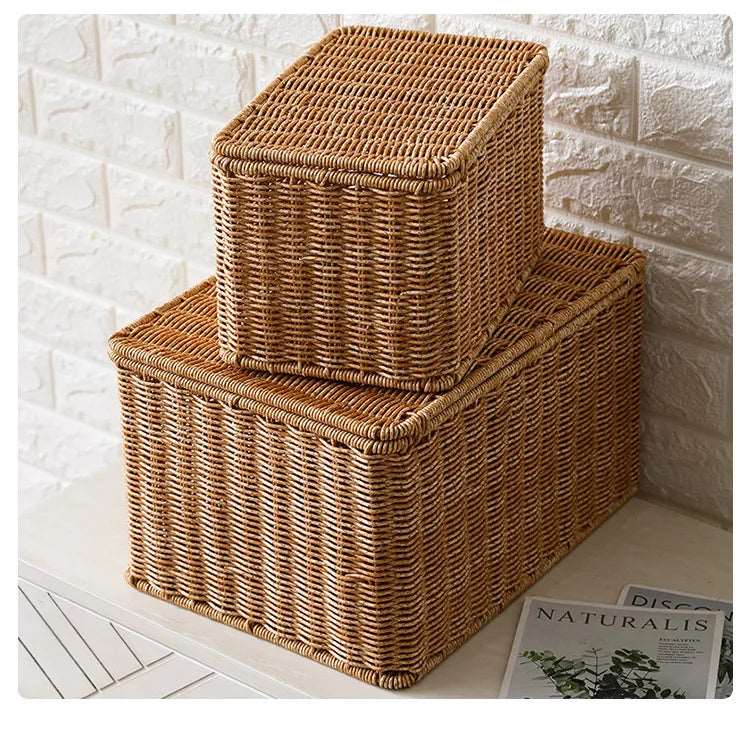 Hommfer – Panier de Rangement en Rotin Tressé à la Main - Hommfer