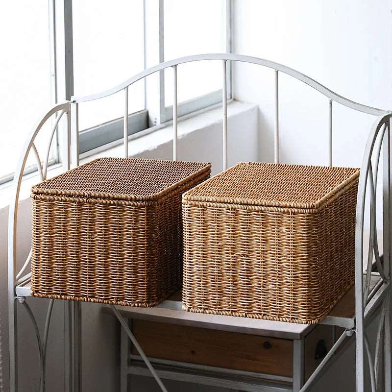 Hommfer – Panier de Rangement en Rotin Tressé à la Main - Hommfer