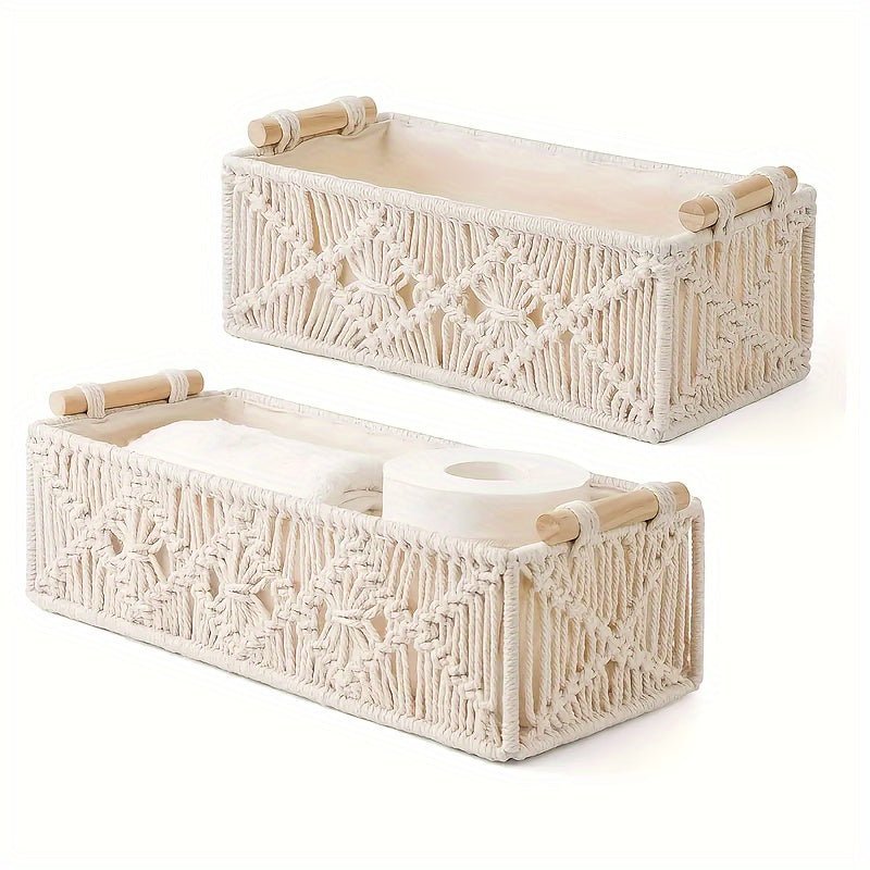 Hommfer – Panier de Rangement Tressé à la Main - Hommfer