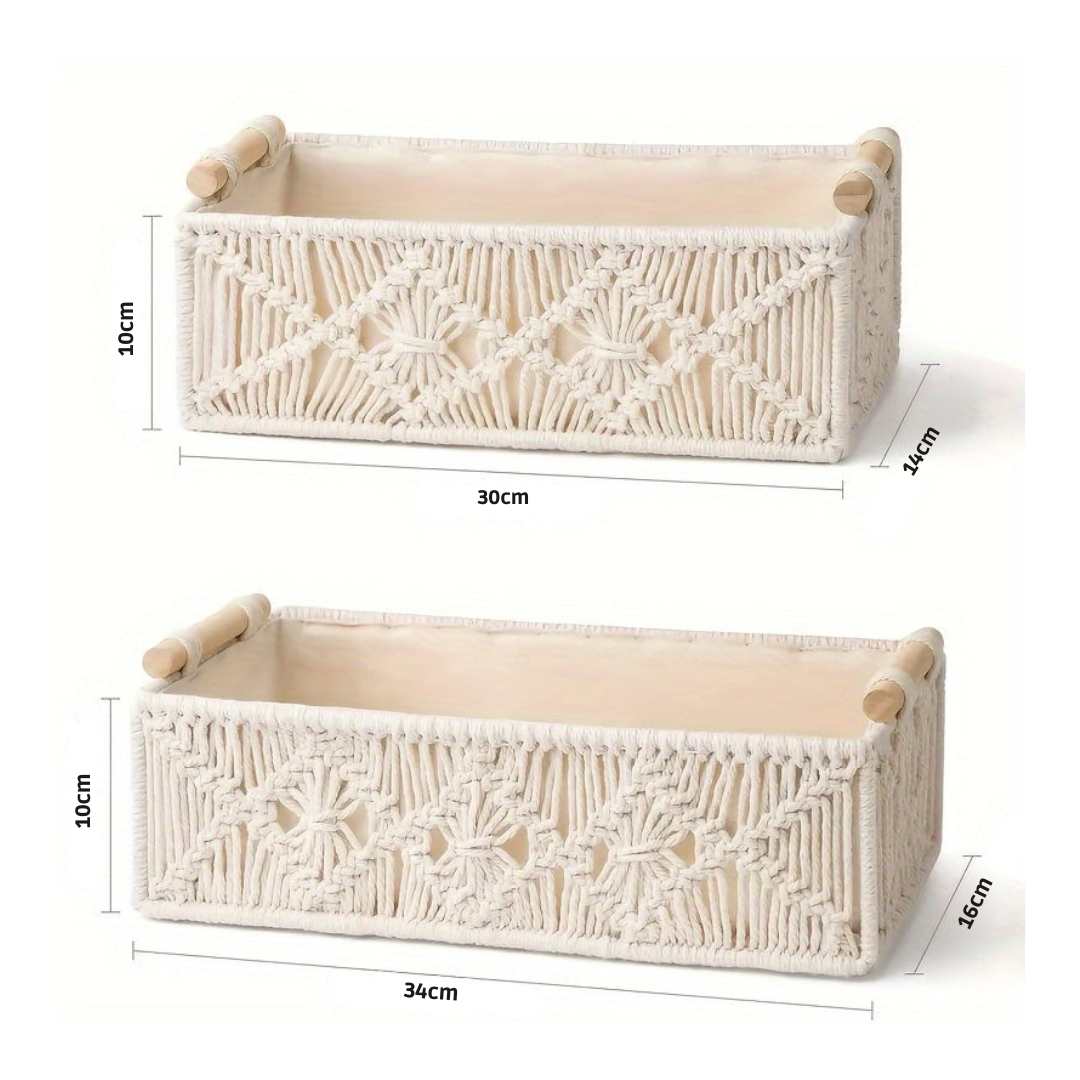 Hommfer – Panier de Rangement Tressé à la Main - Hommfer