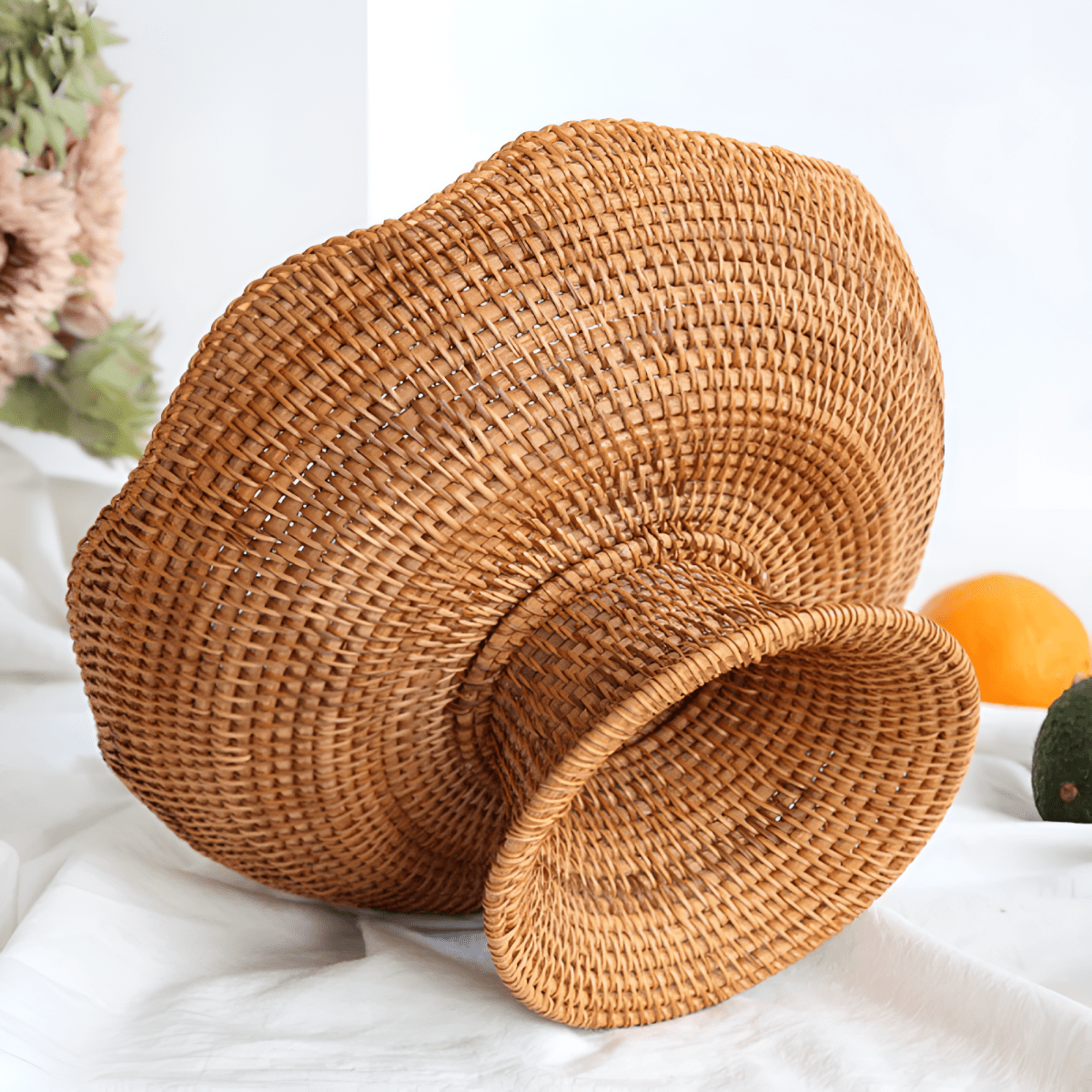 Hommfer – Panier Tressé en Rotin pour Fruits et Légumes - Hommfer