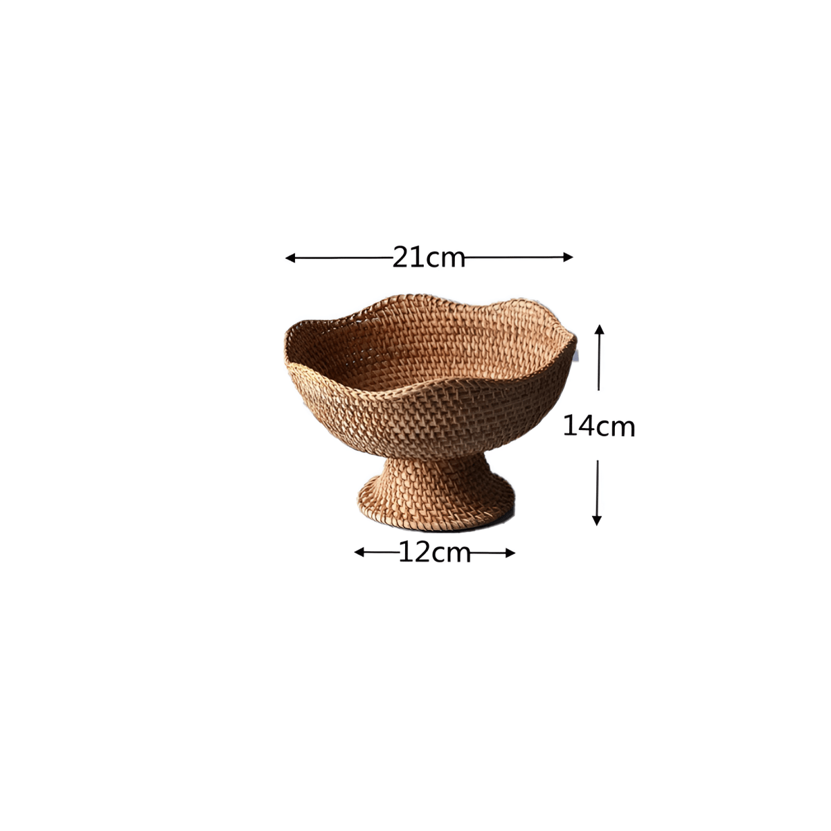 Hommfer – Panier Tressé en Rotin pour Fruits et Légumes - Hommfer