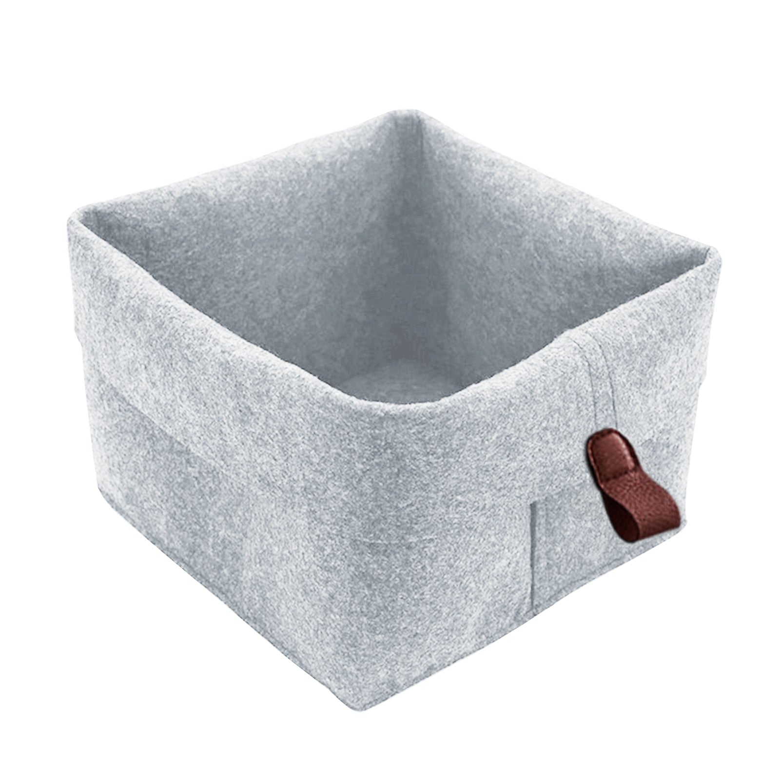 Hommfer - Paniers de Rangement en Feutre - Bord Repliable & Organisation Facile - Hommfer