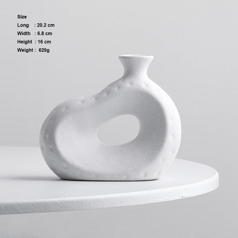 Hommfer – Petit Vase Nordique en Céramique Créative pour Fleurs - Hommfer