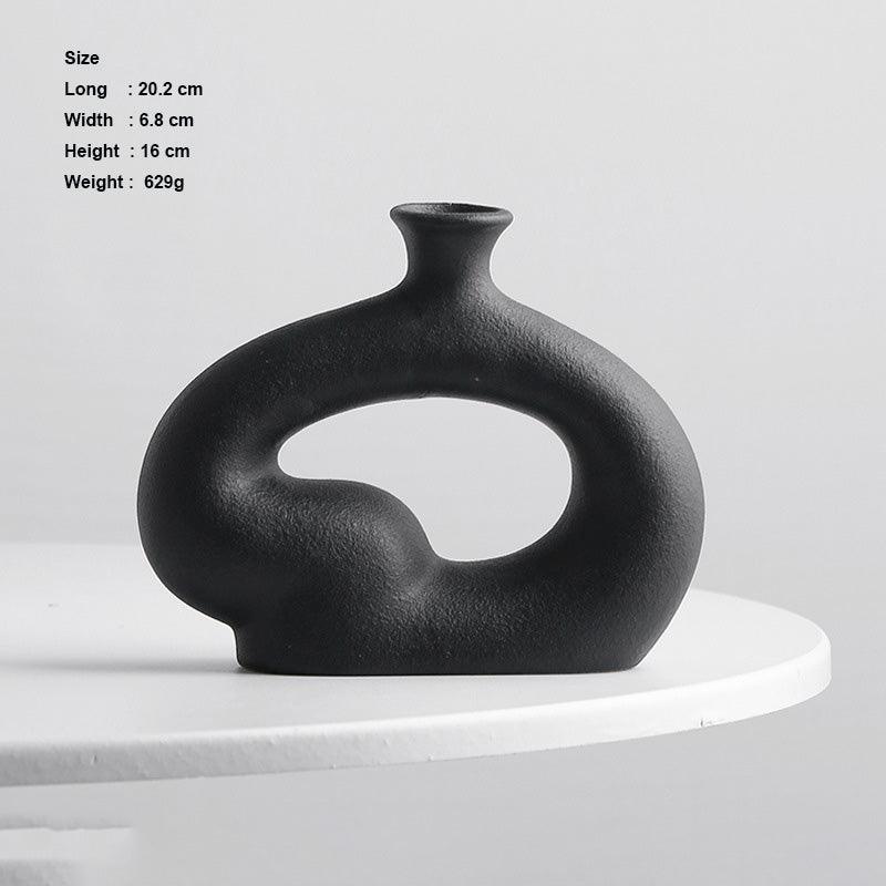 Hommfer – Petit Vase Nordique en Céramique Créative pour Fleurs - Hommfer