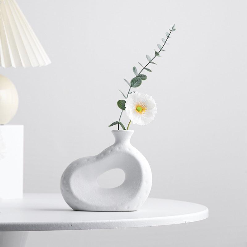 Hommfer – Petit Vase Nordique en Céramique Créative pour Fleurs - Hommfer