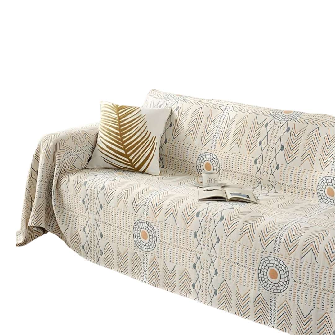 Hommfer – Plaid Coton Réversible Élégant - Hommfer