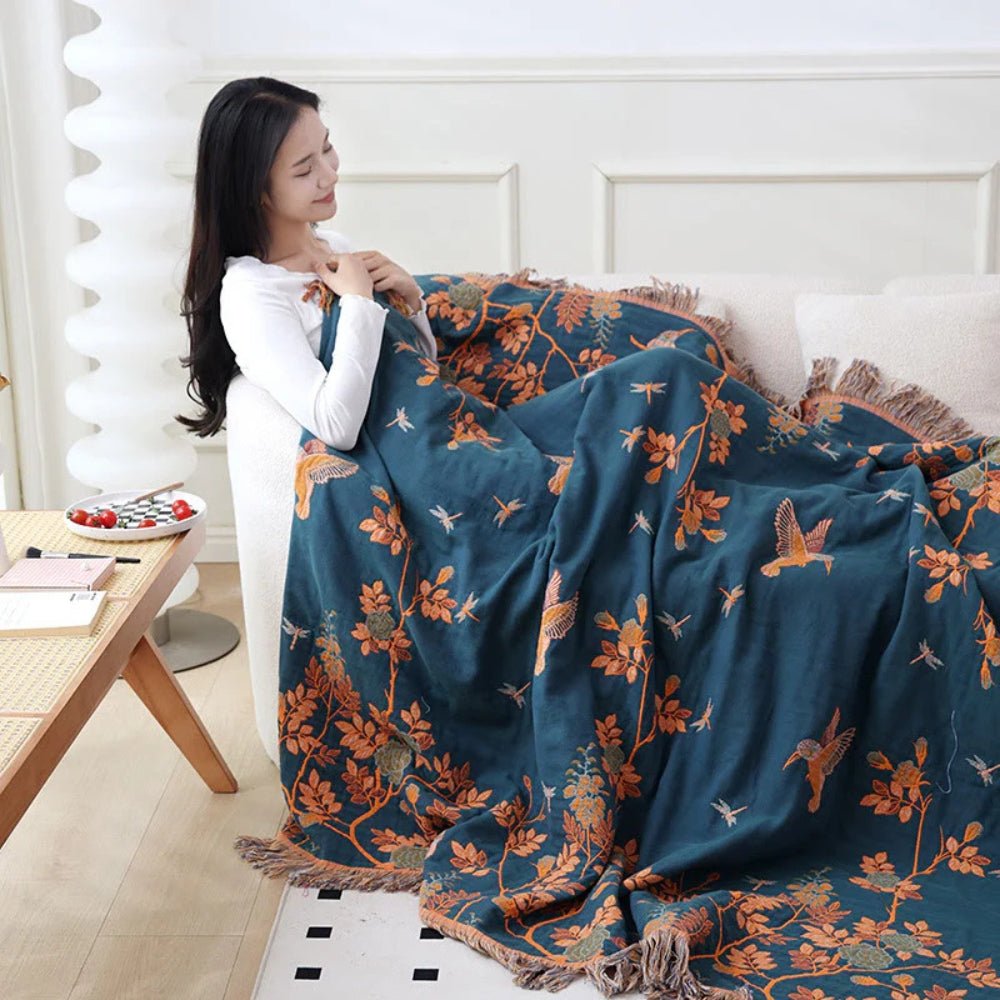 Hommfer – Plaid en Coton à Couches Multiples - Hommfer