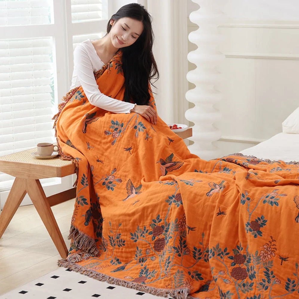 Hommfer – Plaid en Coton à Couches Multiples - Hommfer