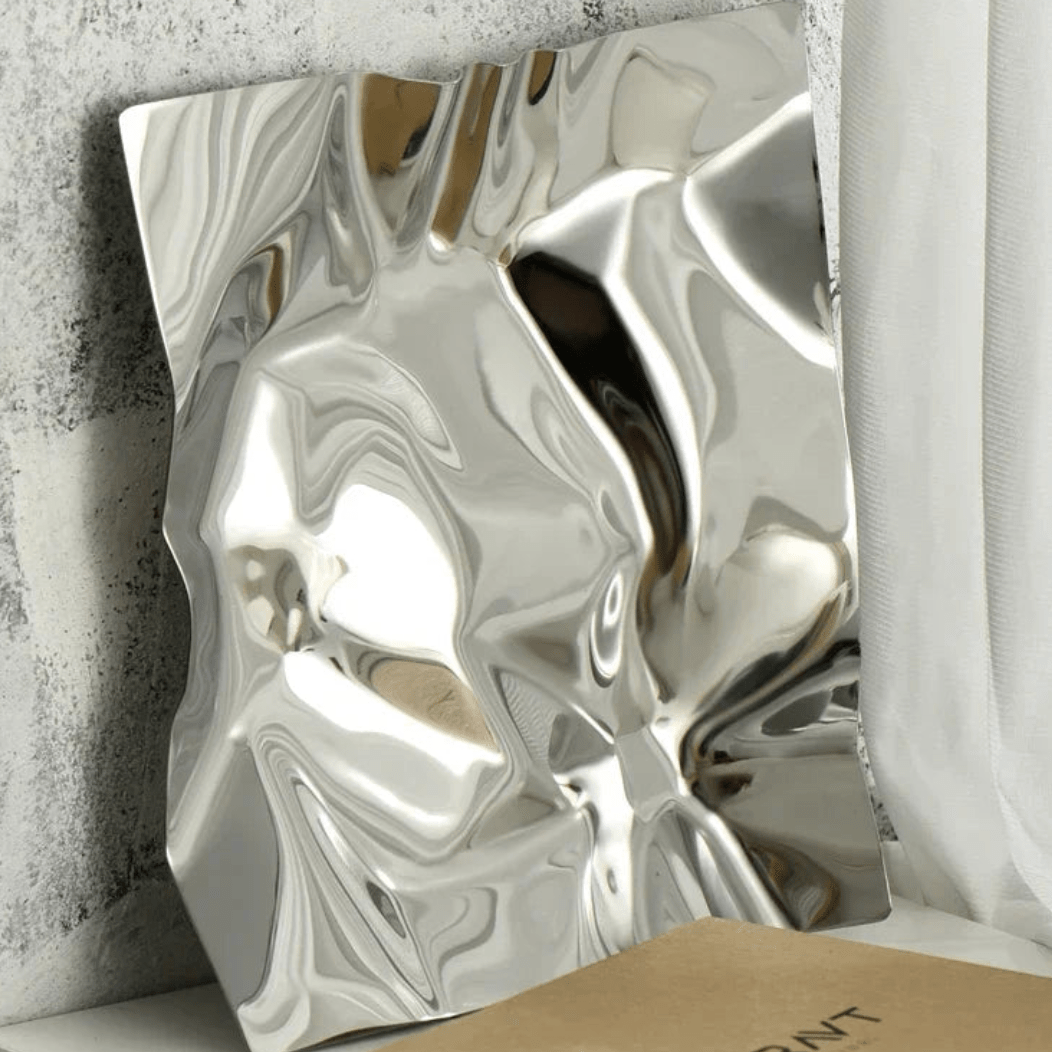 Hommfer – Plateau Brillant en Acier Inoxydable - Hommfer