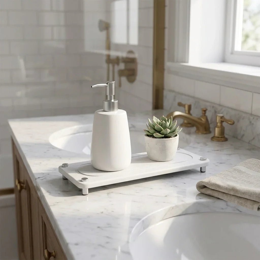Hommfer – Plateau de Lavabo InstaDry en Acier Inoxydable Élégant - Hommfer