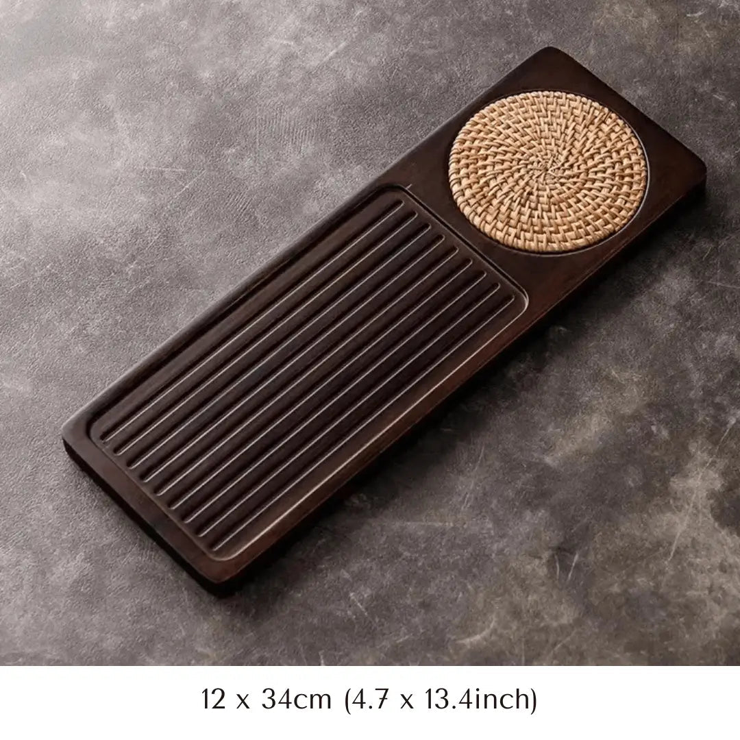 Hommfer – Plateau élégant en bambou pour la cérémonie du thé Gongfu - Hommfer