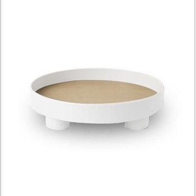Hommfer – Plateau Rond Élégant en Plastique - Hommfer