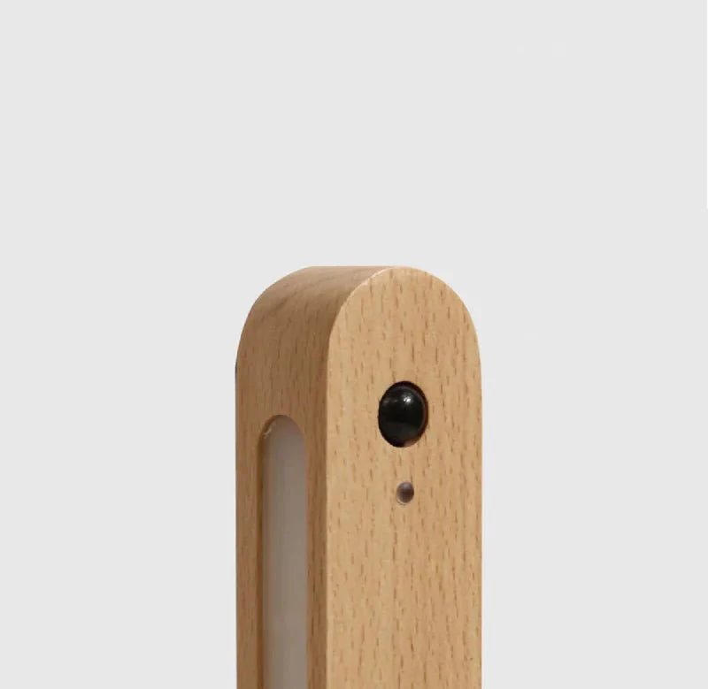 Hommfer – Porte - Clés Mural Magnétique en Bois avec Veilleuse LED à Capteur pour l’Entrée - Hommfer