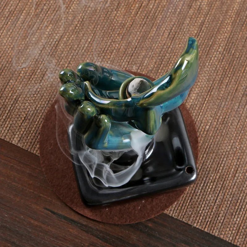 Hommfer – Porte - Encens Céramique Abstrait pour Cônes et Ambiance Relaxante - Hommfer