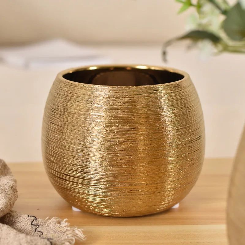 Hommfer – Pot de Fleurs Or - Hommfer
