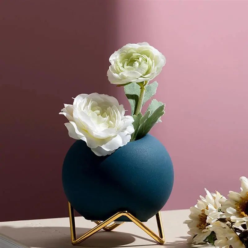 Hommfer – Pot de Plante Moderne en Céramique Avec Support - Hommfer