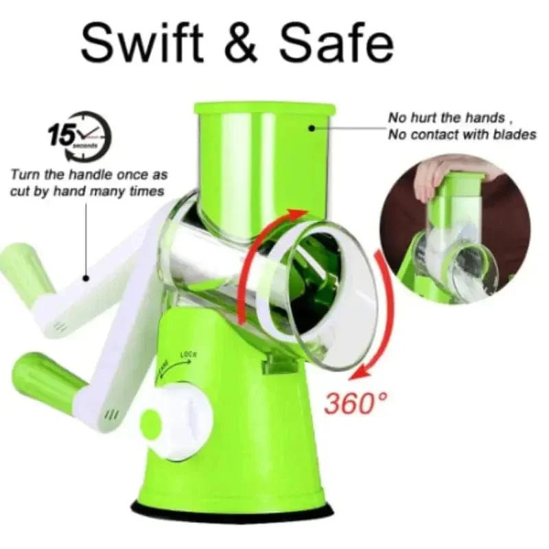 Hommfer – Râpe à fromage rotative en acier inoxydable pour un style culinaire élégant - Hommfer