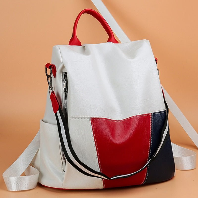 Hommfer - Sac Monica à Panneaux Effet Cuir - Élégance Pratique au Quotidien - Hommfer