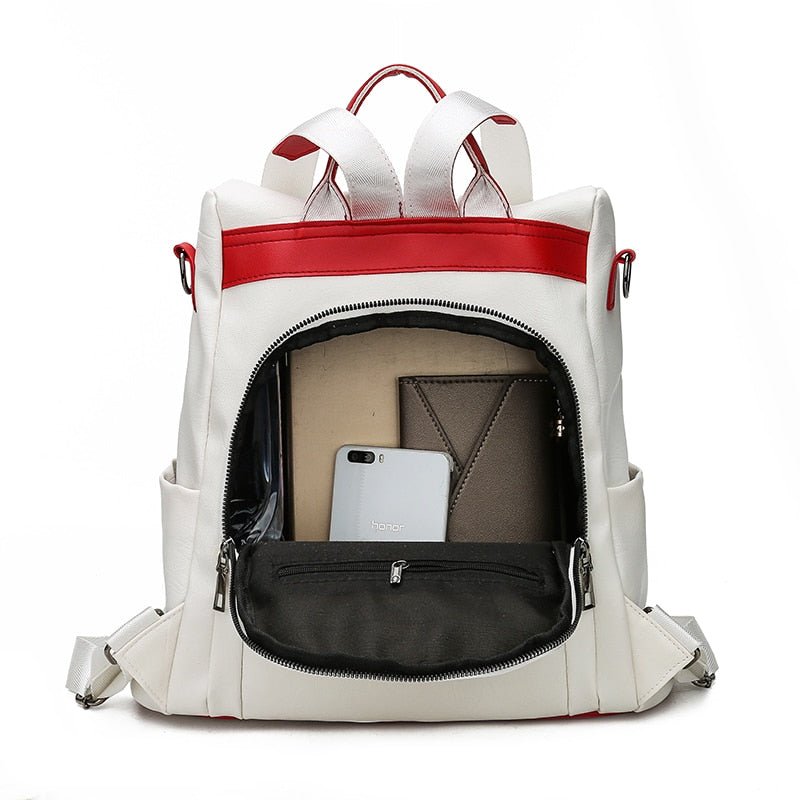 Hommfer - Sac Monica à Panneaux Effet Cuir - Élégance Pratique au Quotidien - Hommfer