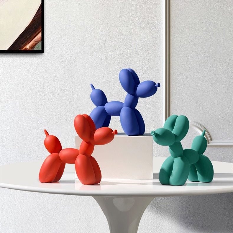 Hommfer – Sculpture Abstraite Chien Ballon - Hommfer