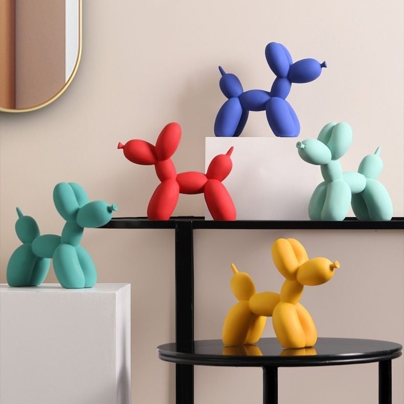 Hommfer – Sculpture Abstraite Chien Ballon - Hommfer
